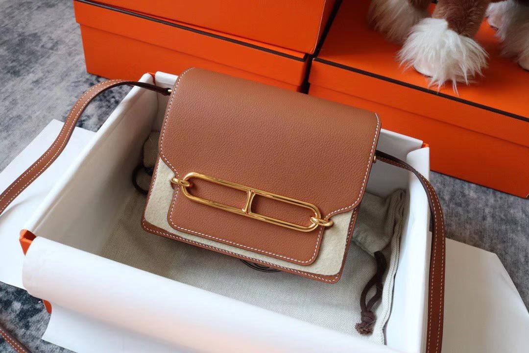 에르메스 룰리스18 골드브라운 금장 에버컬러